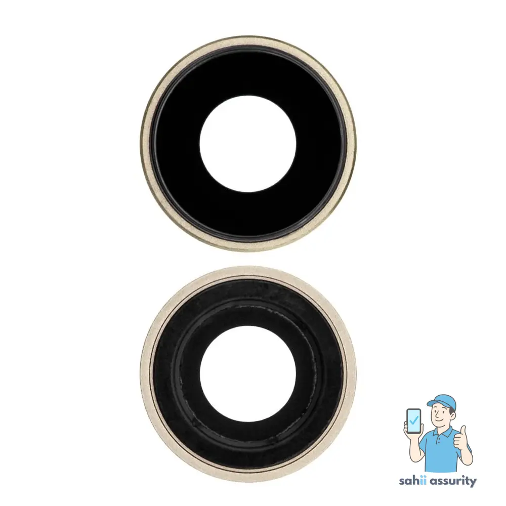 Camera Lens Glass with Frame for Apple iPhone XR Yellow